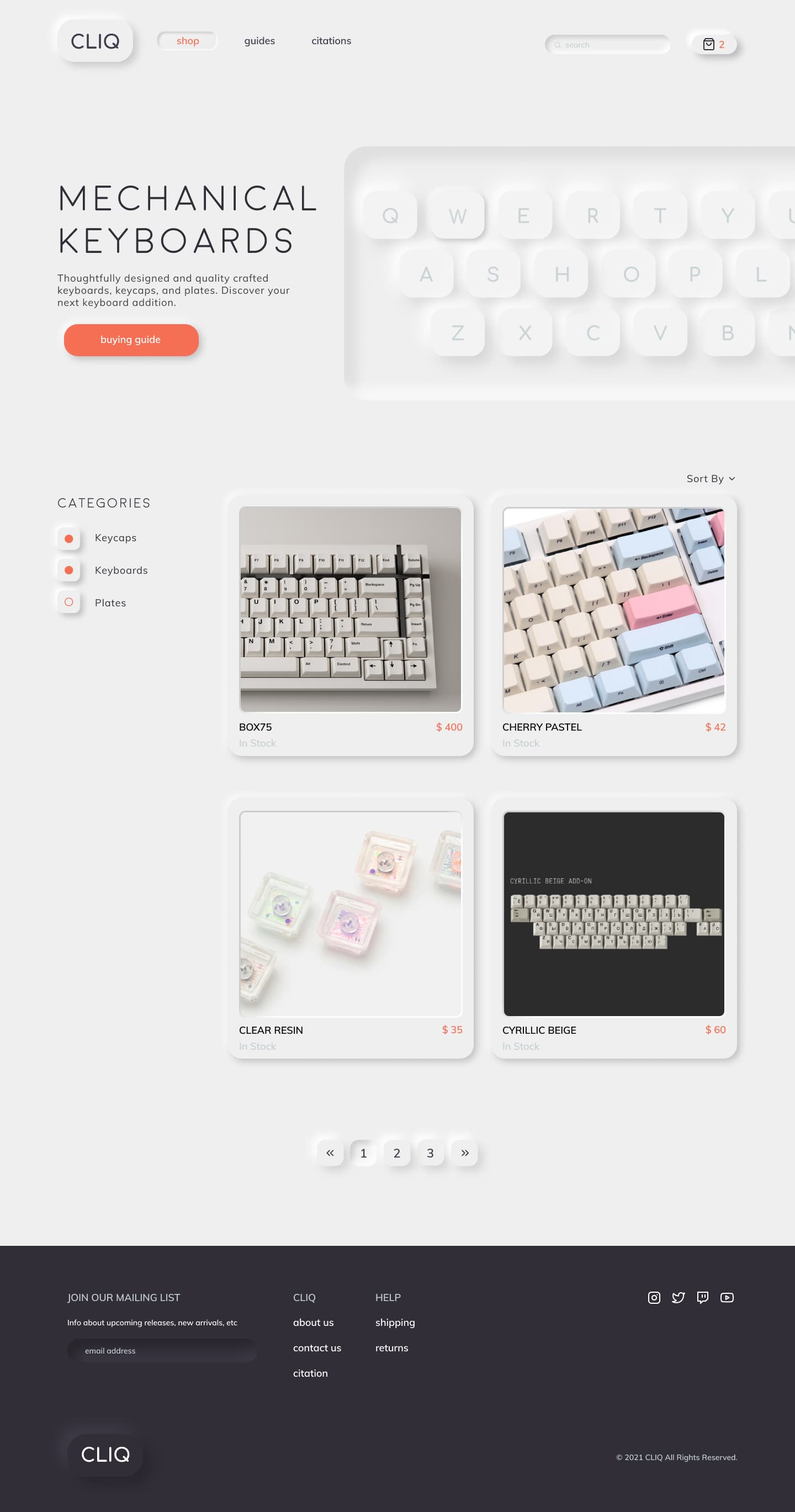 product detail page wireframe