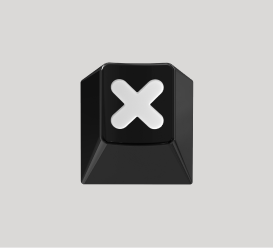 Black X Artisinal Keycap
