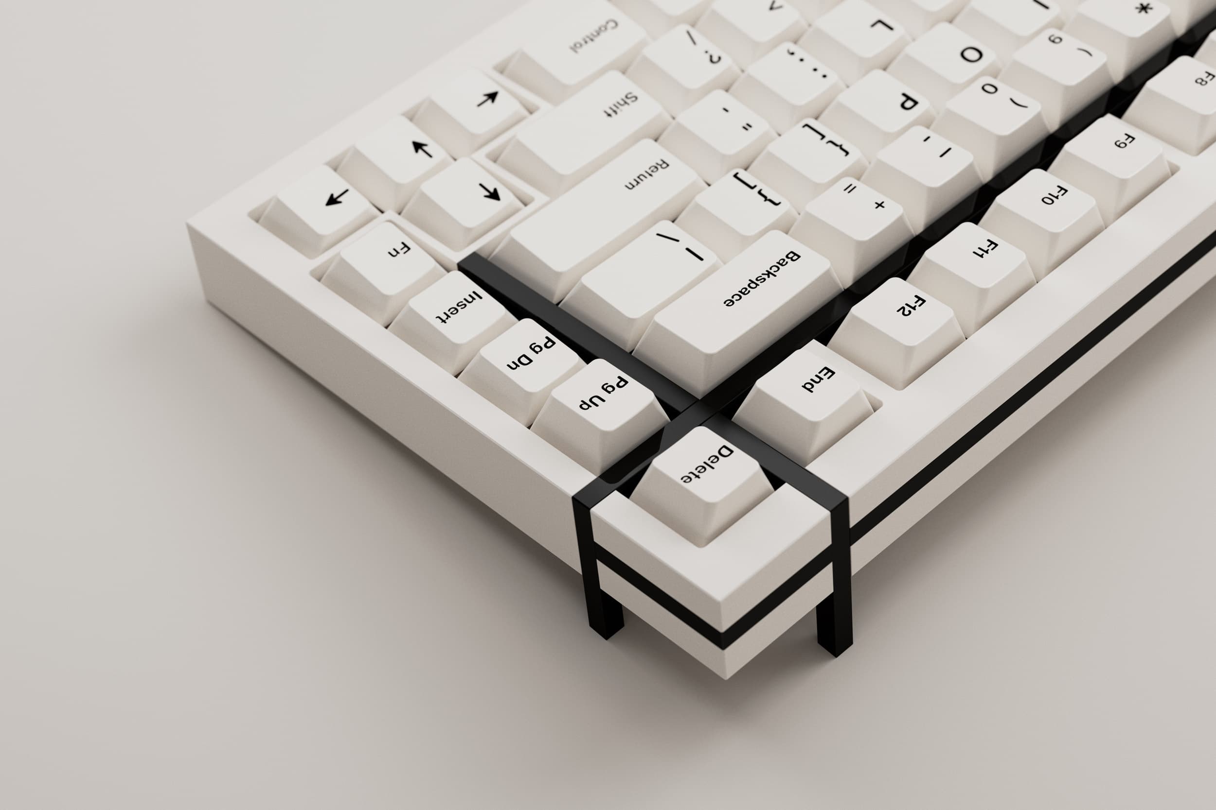 box 75 white keyboard image