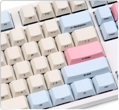 cherry pastel keycap set image