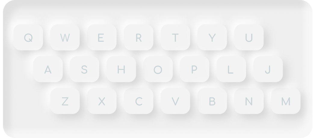 minimal keyboard image