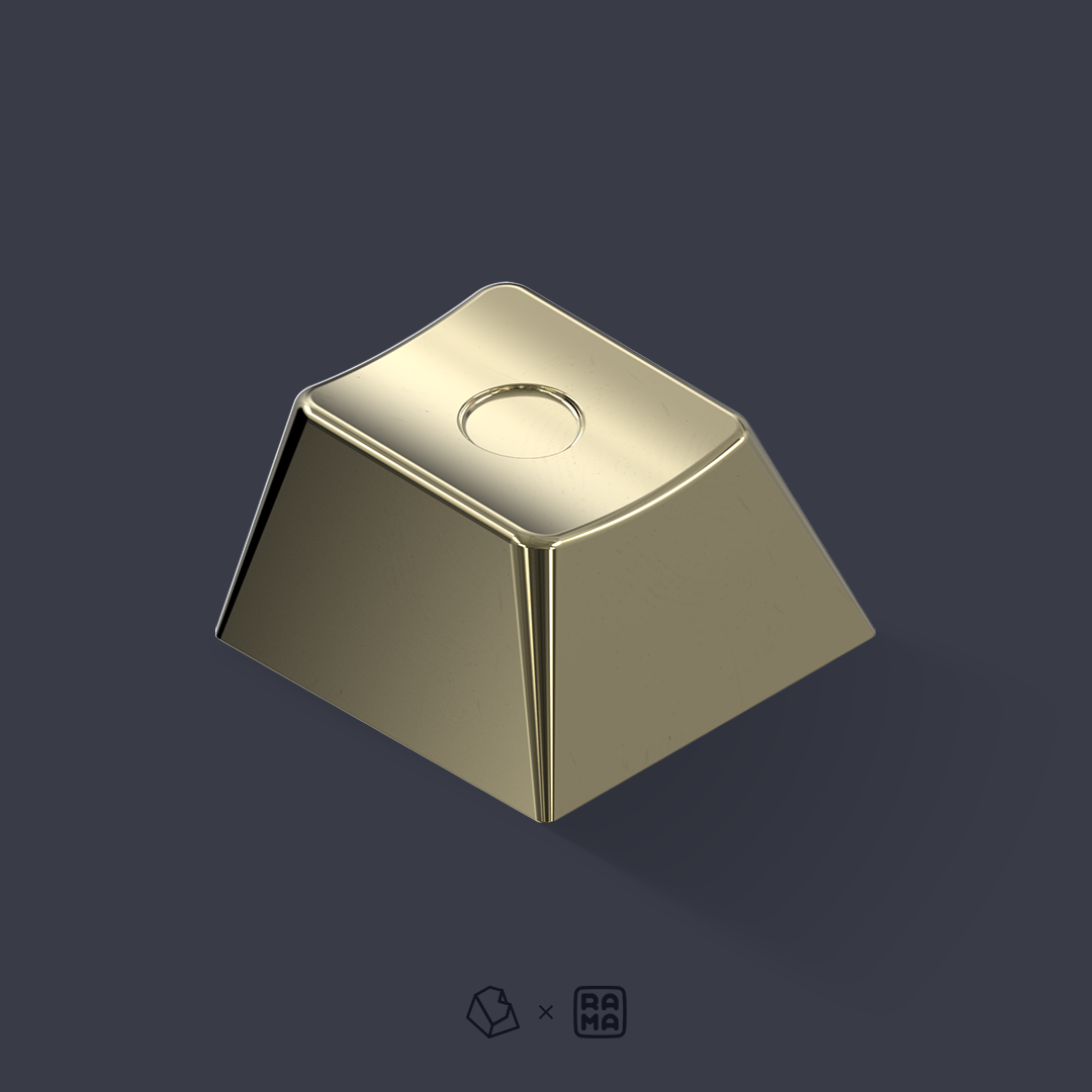 GMK Dot Gold Artisinal Keycap